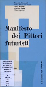 Manifesto of Futurist Painters