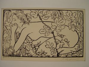 “Nude in foliage”