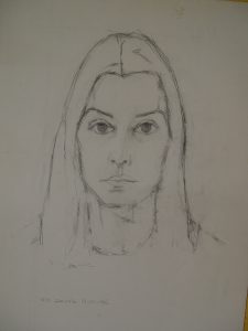 Portrait of a female figure