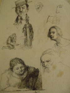 Portraits, sketches
