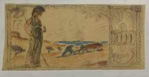 “Banknotes of 1000 drachma” Athena and agricultural pursuits