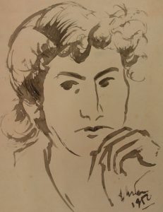 Portrait of a female figure