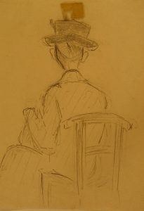 Sitting woman
