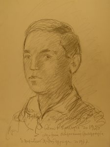 “Tonis Spiteris in Corfu in 1925 from a family photo”