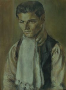 Portrait of a male figure