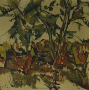 Landscape with trees or “Vineyard”