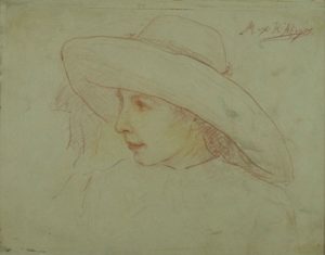 Portrait of a female figure