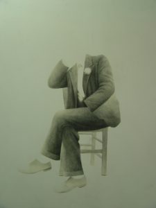 “Καθιστός άντρας. Τρίπτυχο”