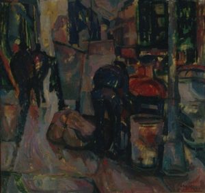 “Street scene at Broadway”