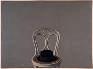 Chair and hat