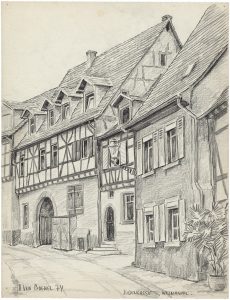 Jewish alley in Weinheim