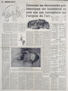 Comment les découvertes préhistoriques ont bouleversé en cent ans nos conceptions sur l’ origine de l’ art