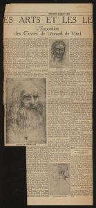 “L’exposition des oeuvres de Léonard de Vinci”