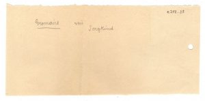 Χειρόγραφη σημείωση του Τώνη Σπητέρη