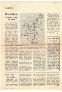 George Grosz il avait la rage du dessin