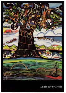 Αναπαραγωγή έργου “A busy day of a tree”