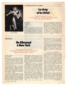 “Un Allemand à New York”