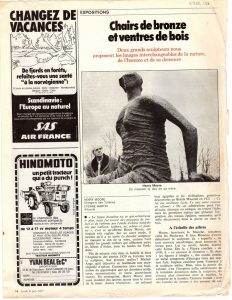 “Chairs de bronze et ventres de bois”