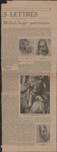 Michel-Ange portraitiste