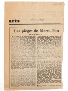 “Les pièges de Marta Pan”