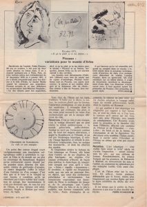 “Picasso: Variations pour le musée d’ Arles”