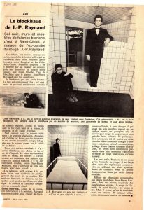 “Le blockhaus de J-P Raynaud”