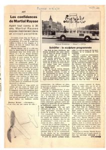 “Les confidences de Martial Raysse”