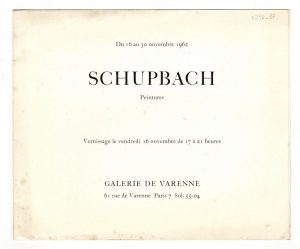 Έκθεση “Schüpbach. Peintures”