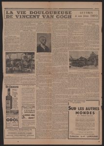 La vie douloureuse de Vincent Van Gogh. Lettres à son frêre Theo