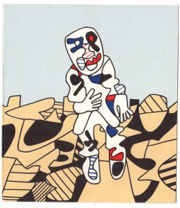 Αναπαραγωγή έργου του J. Dubuffet