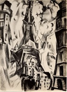 Αναπαραγωγή έργου του R. Delaunay “La Tour”