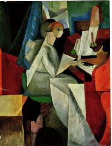 Αναπαραγωγή έργου του A. Gleizes “Femme au piano”