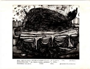 Αναπαραγωγή έργου “La testa calva ardente”