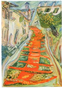 Αναπαραγωγή έργου “L’ escalier rouge”