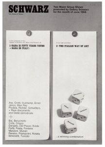Εκθέσεις στην Galleria Schwarz του Μιλάνου