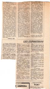 Εκθέσεις της περιόδου (06/1972)