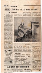 “Balthus ou le rêve éveillé”