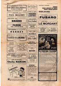Εκθέσεις στο Παρίσι (Οκτώβριος-Νοέμβριος 1965)