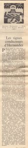 “Les signes conducteurs d’Hernandez”