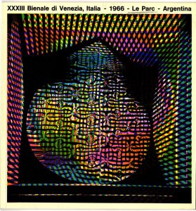 Συμμετοχή του Julio Le Parc  στην 33η Μπιεννάλε Βενετίας 1966