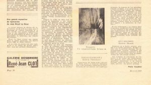 Κριτικές εκθέσεων (Απρίλιος 1969)