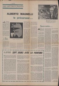 “Alberto Magnelli le précurseur…”
