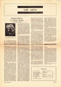 “Etienne-Martin au Musée Rodin”