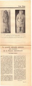 “La grande statuaire païenne des steppes de la Rusie méridionale”
