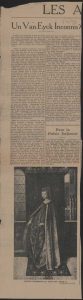 “Un Van Eyck inconnu?”