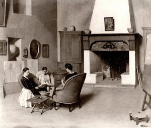 “Το Ατελιέ με την οικογένειαν του Ζωγράφου”