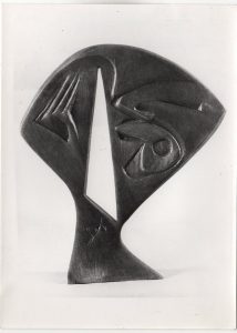 Αναπαραγωγή έργου του Δημήτρη Φερεντίνου “Au premier astronaute”.