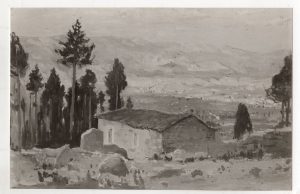 Αναπαραγωγή έργου “Τοπείο σε ώρα δύσεως”