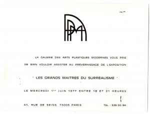 Έκθεση “Les grands maîtres du surréalisme”