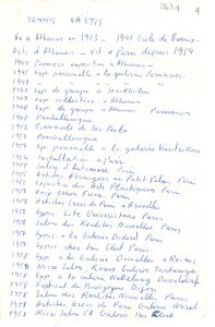 Λίστα εκθέσεων του Γιάννη Γαΐτη